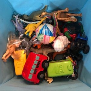 Bundle of Random Cars Dinosaurs Play Kids Toys